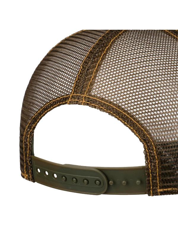 Stetson Cowboy Skull Trucker Cap - Red Image 4