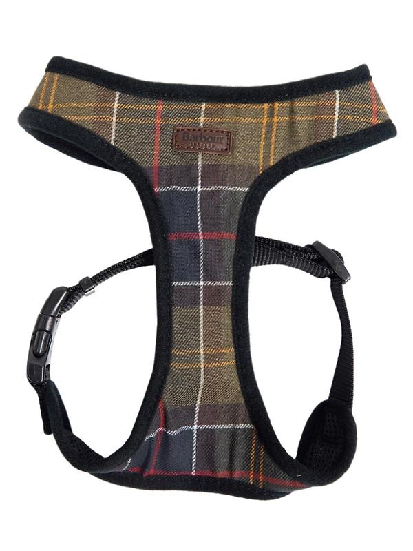 Barbour Tartan Dog Harness - Classic Tartan Image 1