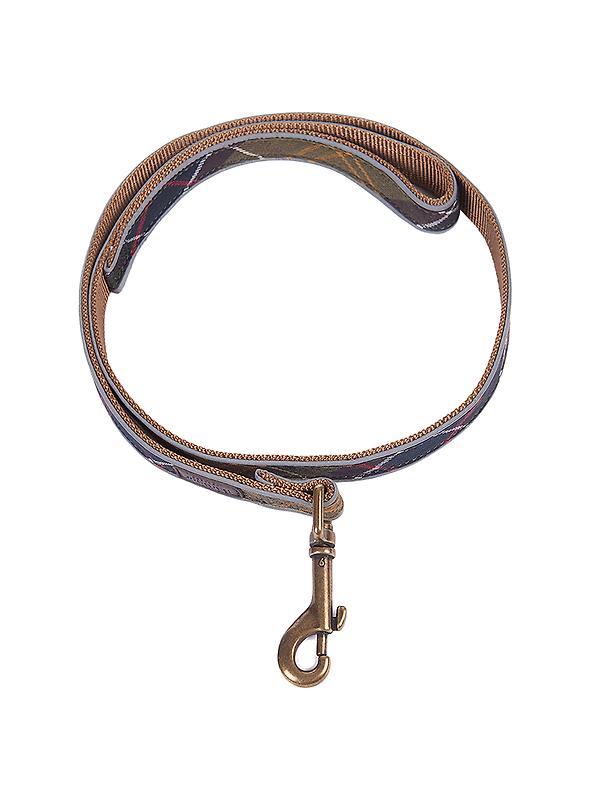 Barbour Reflective Tartan Dog Lead - Classic Tartan Image 1