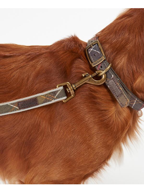 Barbour Reflective Tartan Dog Lead - Classic Tartan Image 4
