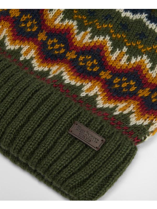 Barbour Case Fair Isle Dog Gift Set - Olive Image 7