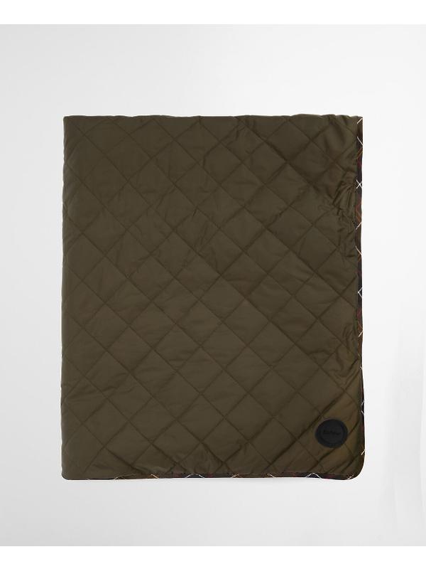 Barbour Dog Quilt & Fleece Blanket - Olive Image 3