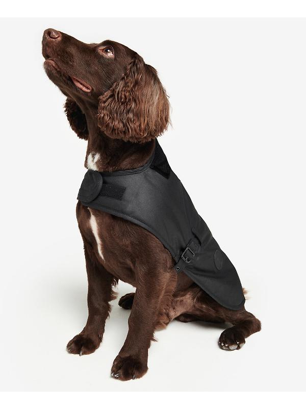 Barbour Wax Dog Coat - Black Image 2