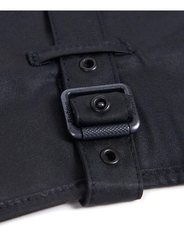Barbour Wax Dog Coat - Black Image 4