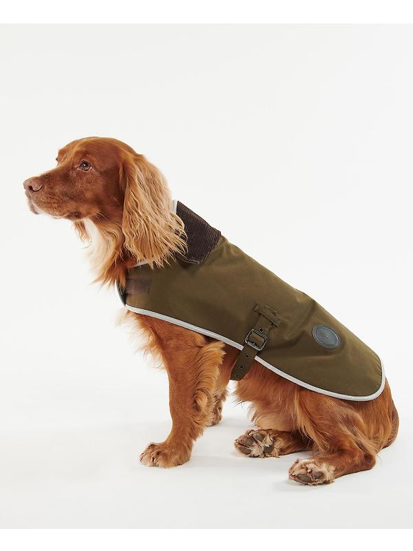 Barbour Waterproof Dog Coat - Olive Image 2