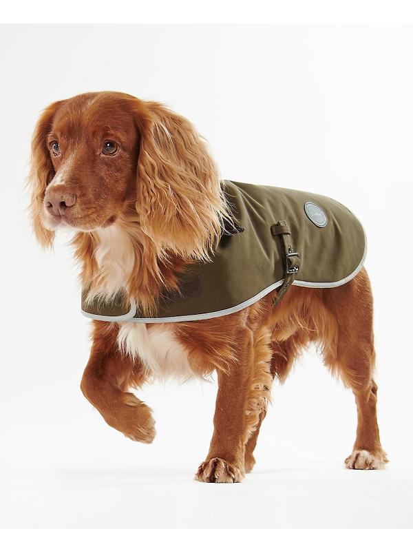 Barbour Waterproof Dog Coat - Olive Image 4