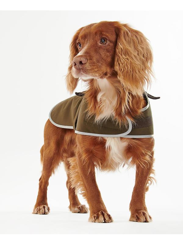 Barbour Waterproof Dog Coat - Olive Image 7