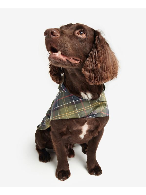 Barbour Packable Tartan Dog Coat - Classic Tartan Image 4