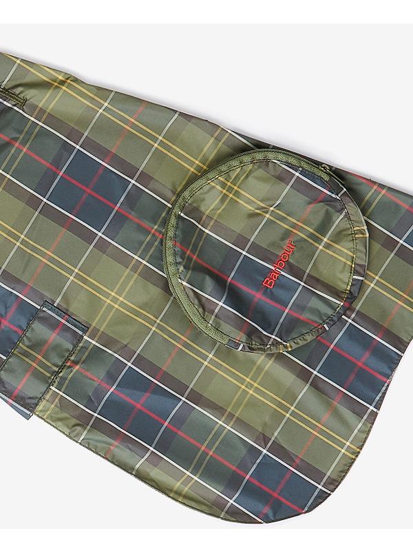 Barbour Packable Tartan Dog Coat - Classic Tartan Image 6
