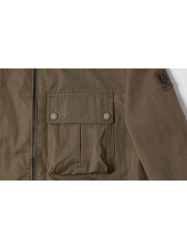 Belstaff Men's Cotton Gabardine Drome Overshirt - Major Brown Image 2