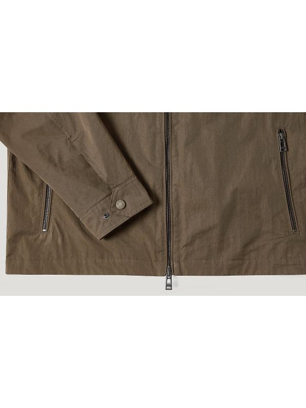 Belstaff Men's Cotton Gabardine Drome Overshirt - Major Brown Image 3