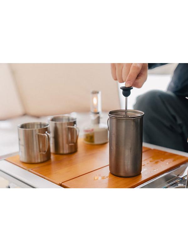 Snow Peak Titanium French Press - Silver Image 5