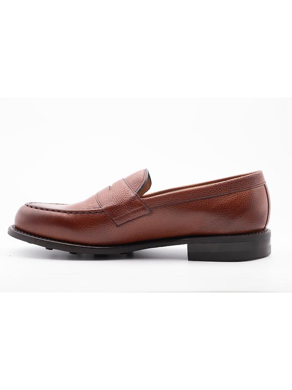 Cheaney Men's Howard R Loafers - Mahogany Grain Leather Image 2