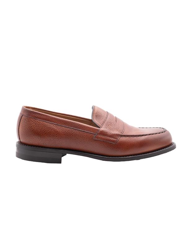 Cheaney Men's Howard R Loafers - Mahogany Grain Leather Image 1