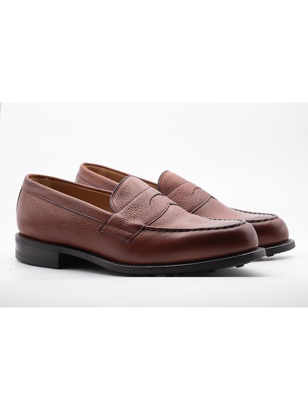 Cheaney Men's Howard R Loafers - Mahogany Grain Leather Image 4