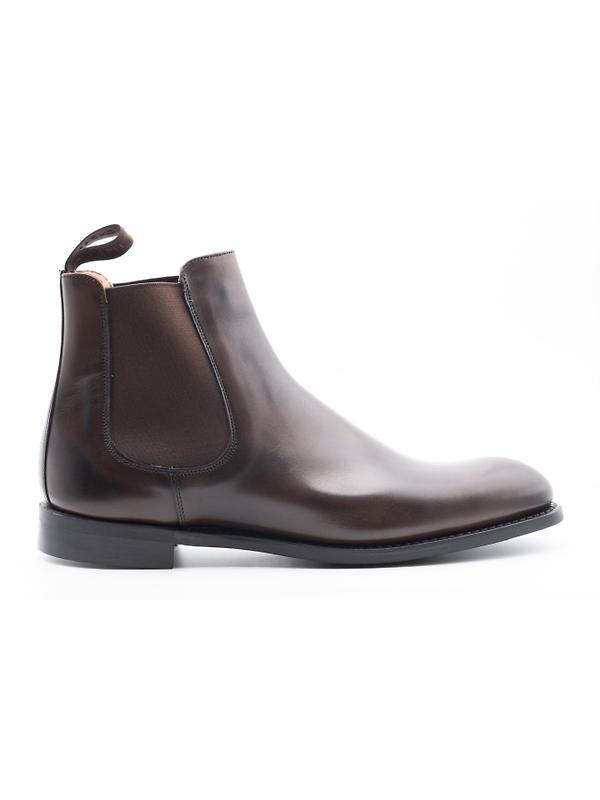 Cheaney Men's Godfrey D Chelsea Boots - Mocha Calf Leather Image 1