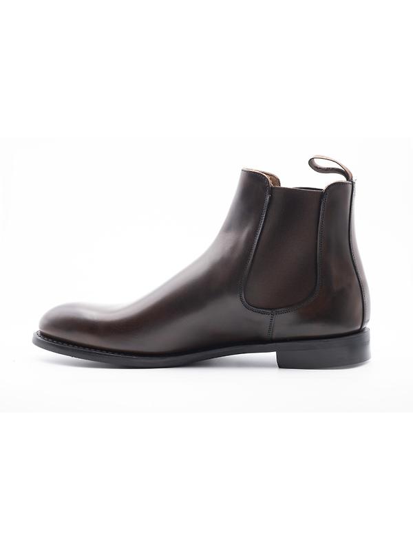 Cheaney Men's Godfrey D Chelsea Boots - Mocha Calf Leather Image 2