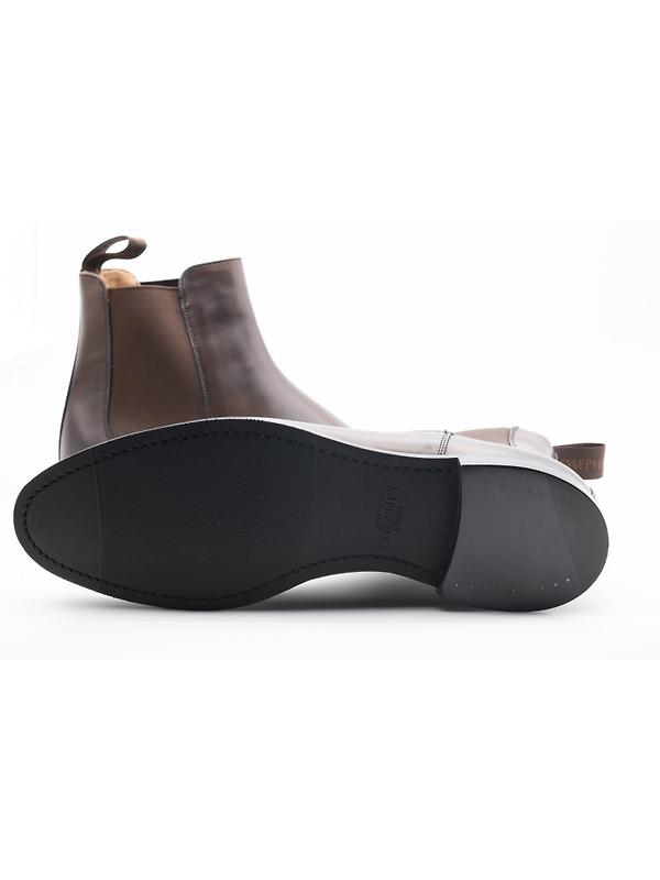 Cheaney Men's Godfrey D Chelsea Boots - Mocha Calf Leather Image 5