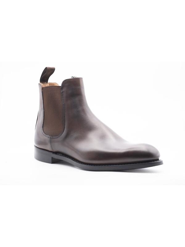 Cheaney Men's Godfrey D Chelsea Boots - Mocha Calf Leather Image 3