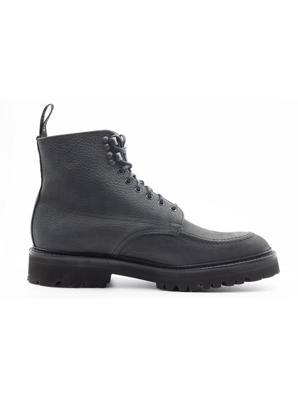 Cheaney Men's Brixton M Apron Derby Boots - Black Grain Nubuck Product Image