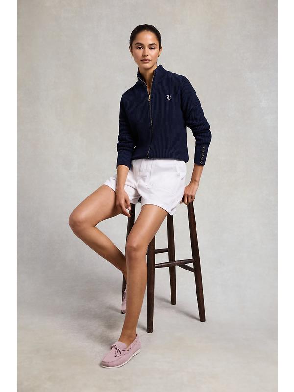 Holland Cooper Women's Deck Shoes - Blush Suede Image 3