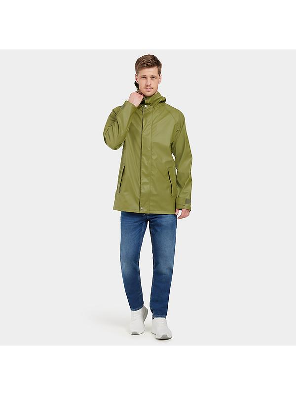 Didriksons Men's Darwin Waterproof Jacket - Duffle Green Image 3