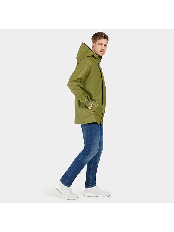 Didriksons Men's Darwin Waterproof Jacket - Duffle Green Image 7