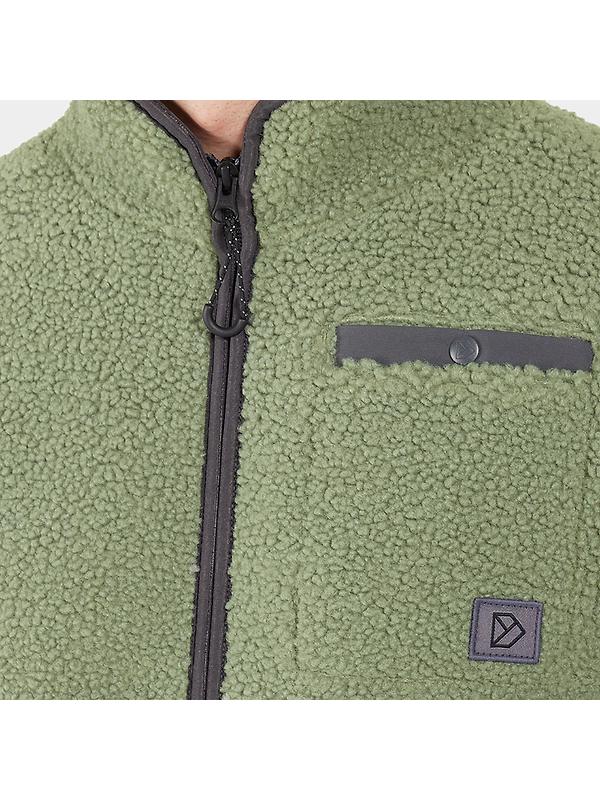 Didriksons Men's Phoenix Full-Zip Fleece Jacket - Light Moss Image 8