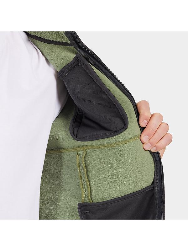 Didriksons Men's Phoenix Full-Zip Fleece Jacket - Light Moss Image 9