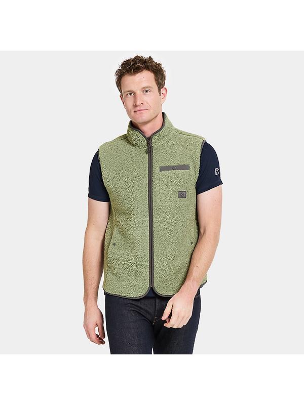 Didriksons Men's Pollux Vest - Light Moss Image 2
