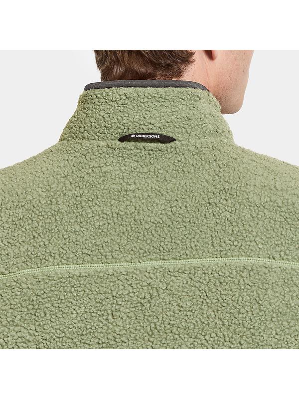 Didriksons Men's Pollux Vest - Light Moss Image 10