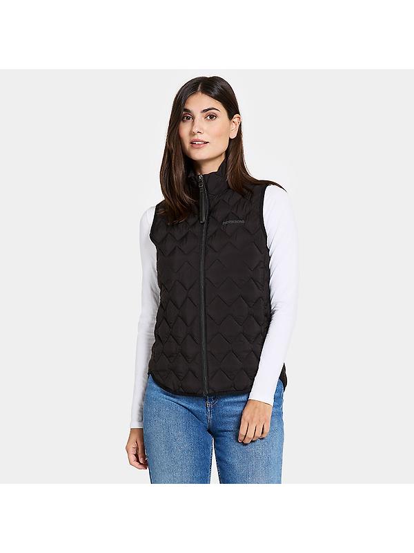 Didriksons Women's Evy Vest Gilet - Black Image 2