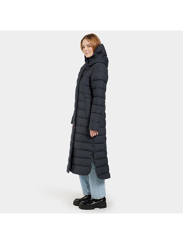 Didriksons Women's Stella Long Parka - Dark Night Blue Image 4