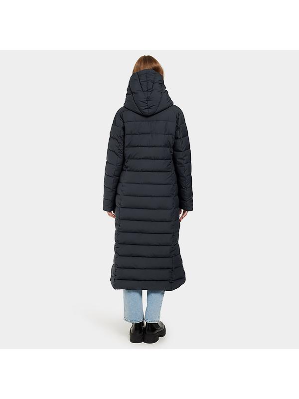 Didriksons Women's Stella Long Parka - Dark Night Blue Image 6