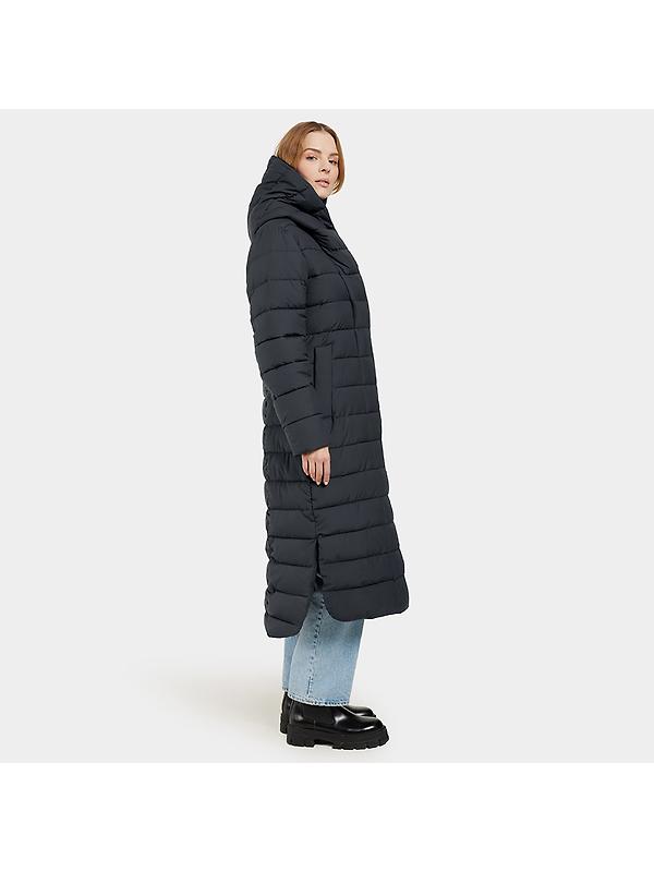 Didriksons Women's Stella Long Parka - Dark Night Blue Image 7