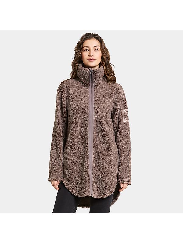 Didriksons Women's Umi Full-Zip Jacket - Bark Image 2