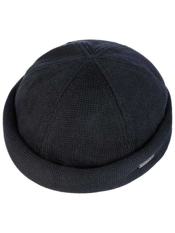 Stetson Docker Cotton Knit Hat - Black Image 2