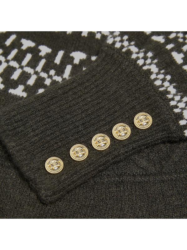 Holland Cooper Women's Elodie Roll Neck Knit - Forest Green Image 8