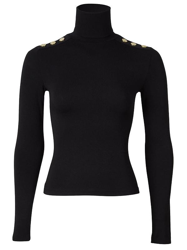 Product image of Holland Cooper Women's Essential Roll Neck - Black
