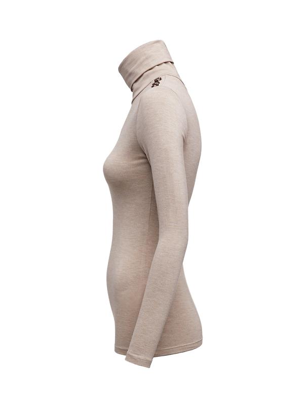 Holland Cooper Women's Essential Roll Neck - Oatmeal Image 8