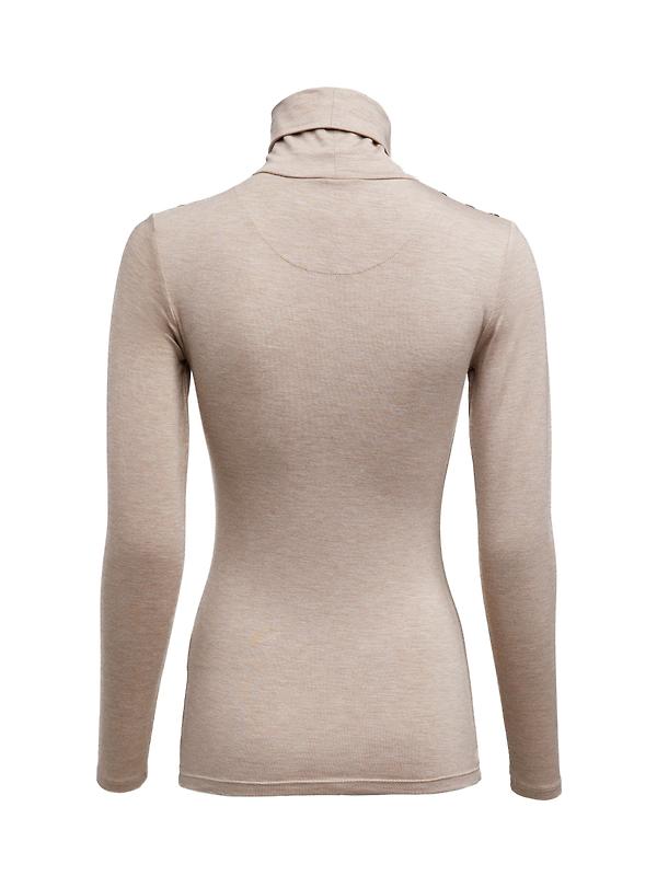 Holland Cooper Women's Essential Roll Neck - Oatmeal Image 7