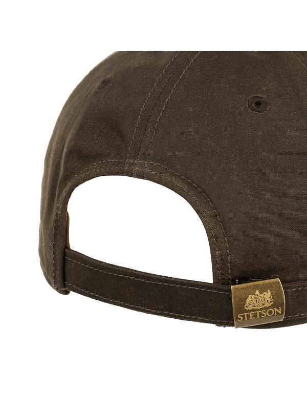 Stetson Exploring Since 1865 Waxed Cotton Baseball Cap - Dark Brown Image 4