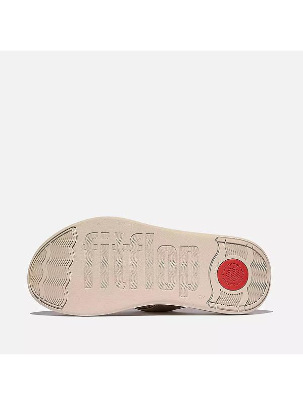 FitFlop Women's F-MODE GO Adjustable Toe-Post Sandals - Platino Image 5