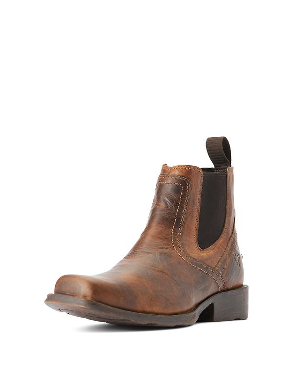 Ariat Men's Midtown Rambler Western Boots - Barn Brown Image 2