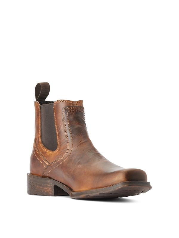 Ariat Men's Midtown Rambler Western Boots - Barn Brown Image 4