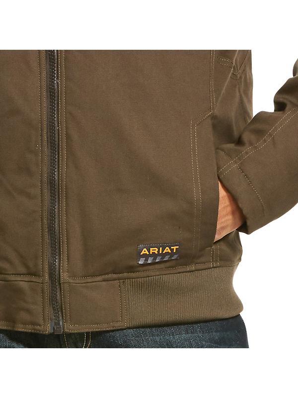 Ariat Men's Rebar DuraCanvas Jacket - Wren Image 4