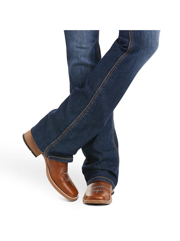 Ariat Women's R.E.A.L. Perfect Rise Stretch Rosa Boot Cut Jeans - Lita - Regular Leg Image 4