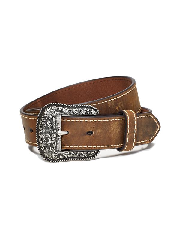 Ariat Women's Accent Stitch Belt - Brown Product Image