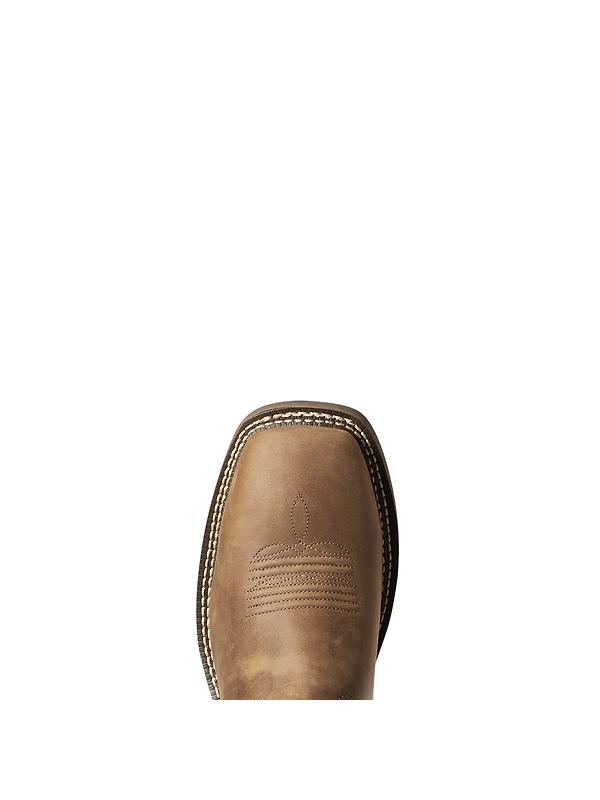 Ariat Men's Hybrid Patriot Waterproof Western Boots - Distressed Brown Image 6