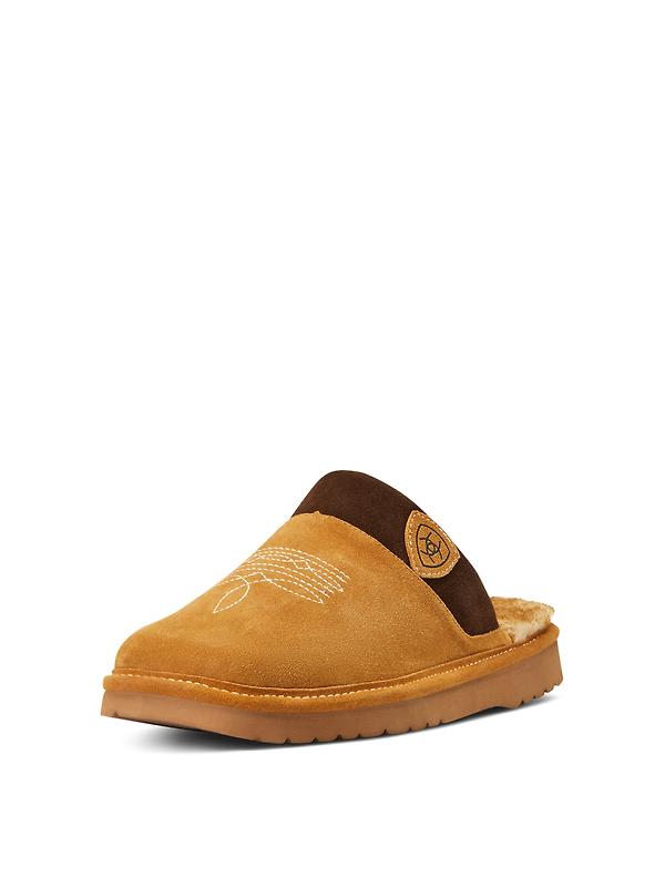 Ariat Men's Silversmith Square Toe Slippers - Chestnut Image 2